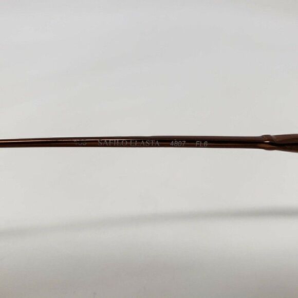 SAFILO ELASTA COPPER OVAL EYEGLASSES 54 16 135 - Picture 5 of 8